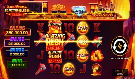 Blazing Rush Express med free spins