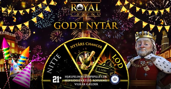 Nytår 2025: Vind nytårs free spins hos Royal Casino