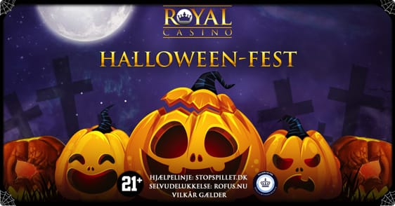 Halloween fest 2024 med gratis chancer, bonus og lodtrækning