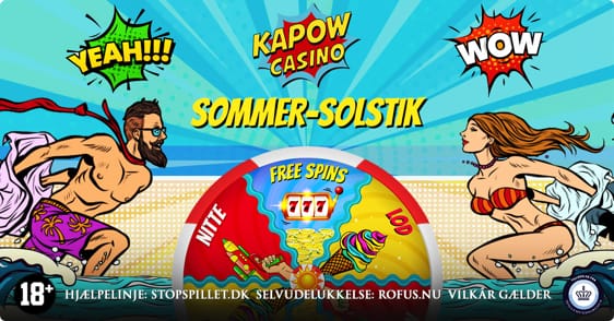 Sommer Solstik: Spink lykkehjulet og vind free spins og bonus