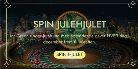 Spin julehjulet hos Mr Green